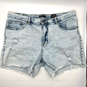 Supplies Vintage Boyfriend Light Wash Denim Shorts Size 12 Women Distressed